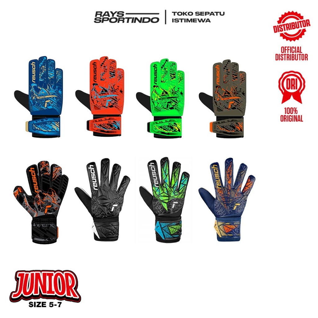 SARUNG TANGAN KIPER ANAK REUSCH ATTRAKT SOLID JUNIOR