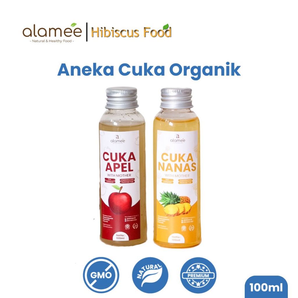 

ALAMEE Cuka Apel Nanas Original Vinegar With Mother Premium Organik Pine Apple Cider Vinegar