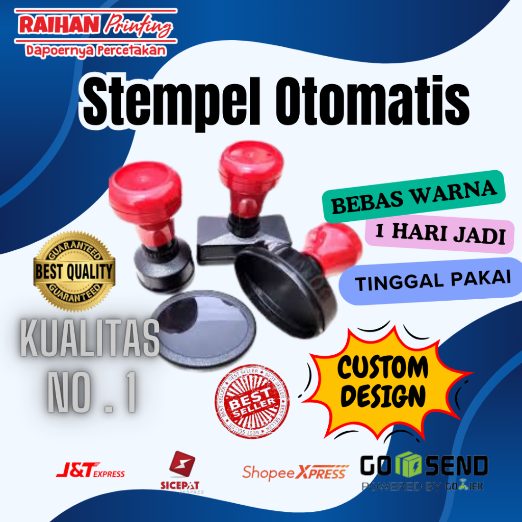 

STEMPEL OTOMATIS/FLASH DESAIN SENDIRI