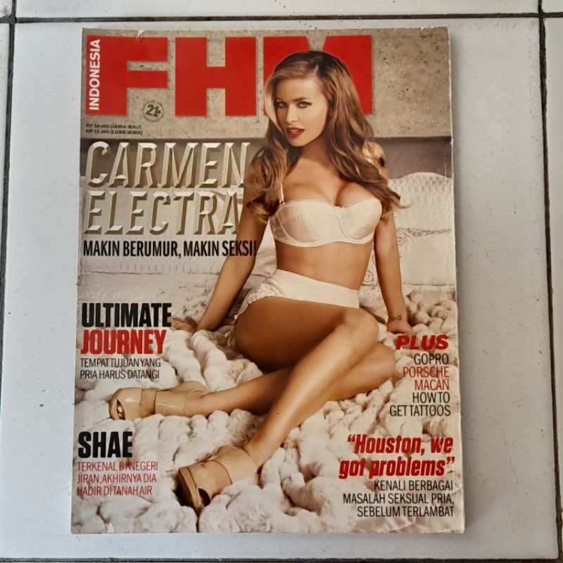 Majalah FHM #131 Cover Carmen Electra (2014) Indonesian Magazine