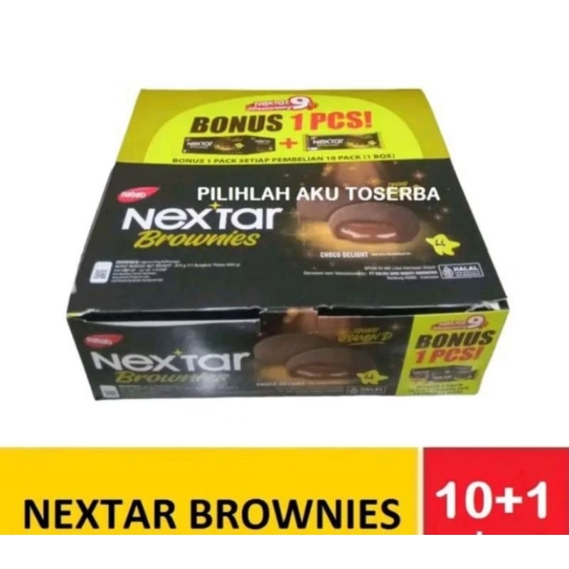 

NEXTAR BROWNIES RASA COKLAT isi 11 PC