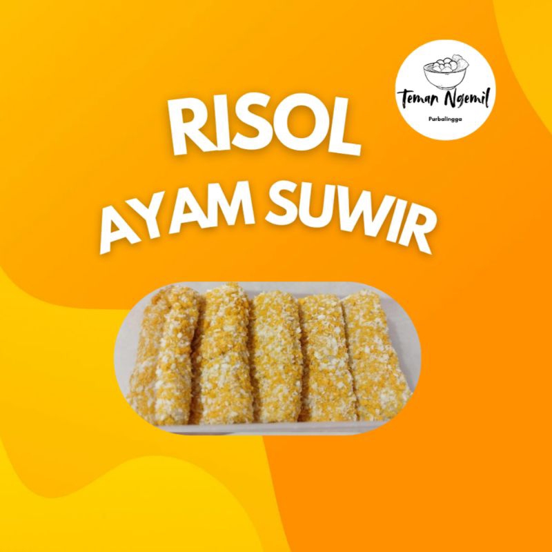 

Risol Ayam Suwir Pedas isi 1 pack 5 pcs - Teman Ngemil