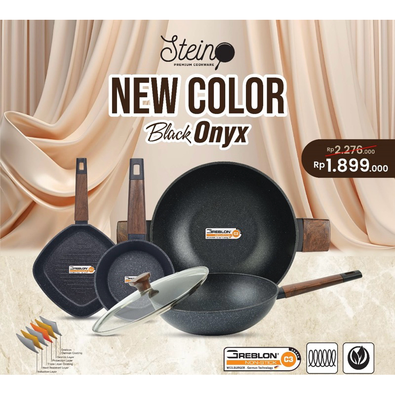 Onyx Black Series Stein DEBM pan panci Stein