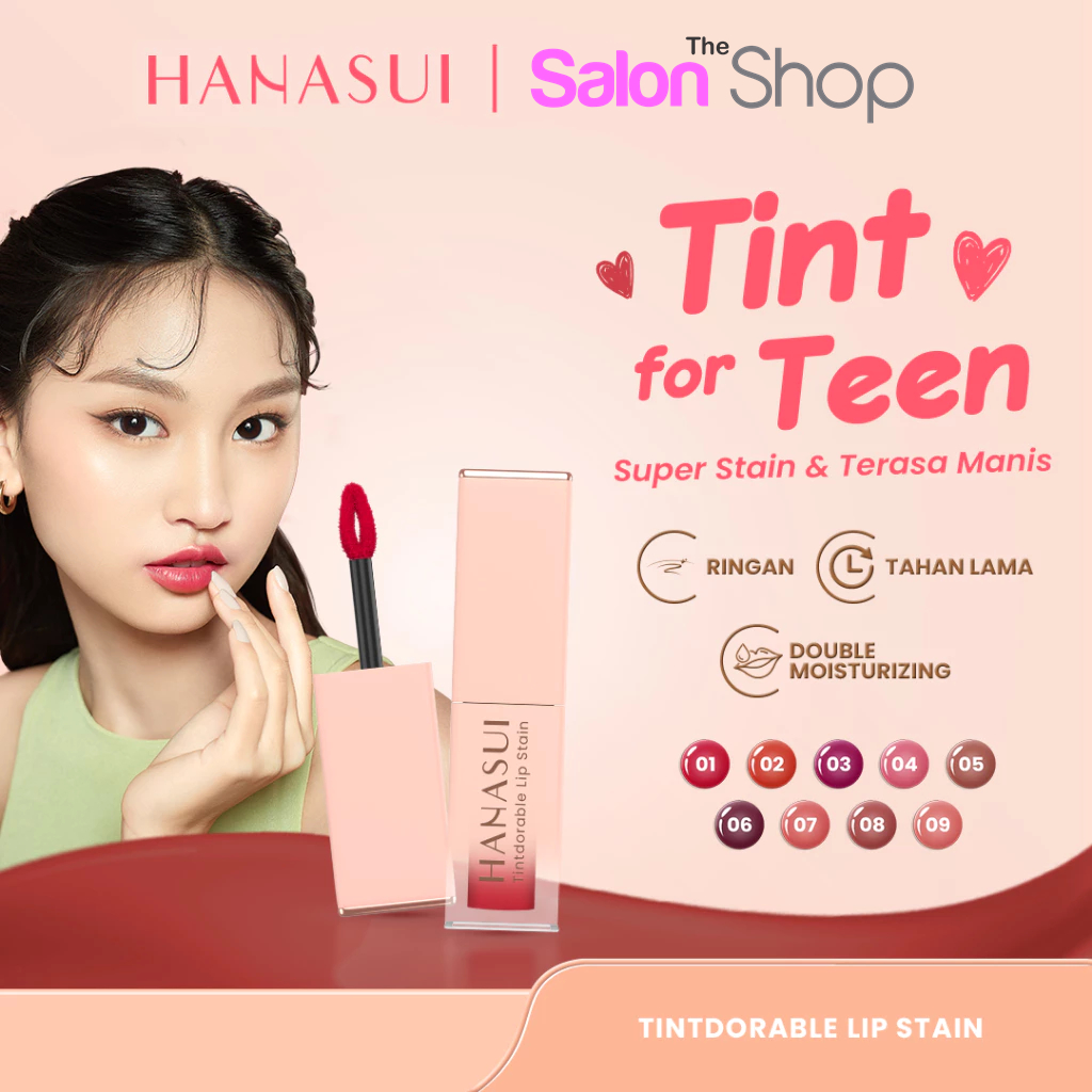 HANASUI Tintdorable Lip Stain | Lip Tint | Lipstick aqua jelly tint transferproof | gdkd01