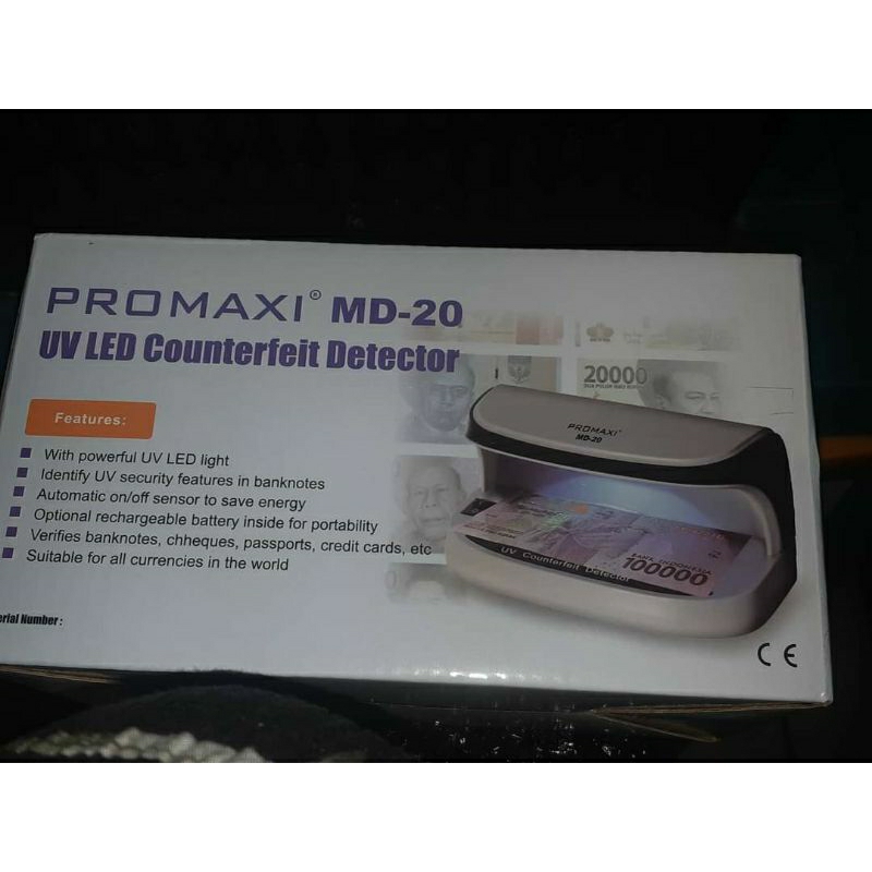 alat cek uang Promaxi MD-20