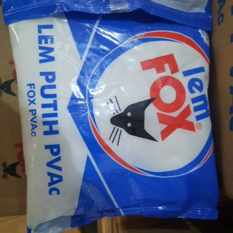 

LEM FOX PUTIH PVAC SACHET kantong 600 gram biru untuk SLIME, KAYU , KERTAS