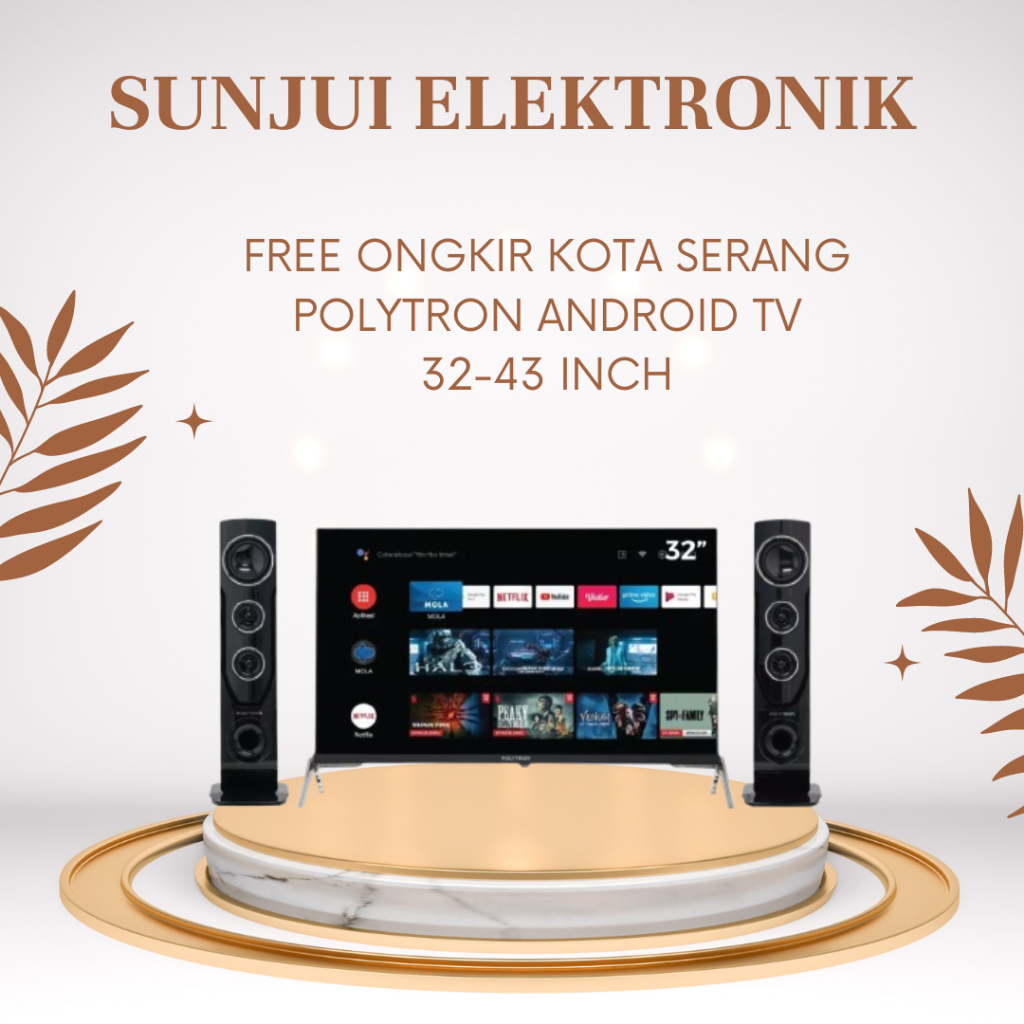 TV ANDROID POLYTRON CINEMAX 43 INCH