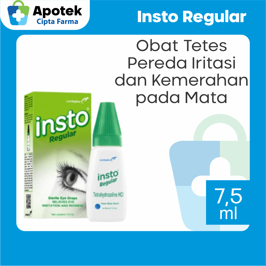 Insto Reguler Eye Drop Insto Tetes Mata Obat Mata Insto Obat Mata Tetes Obat Tetes Mata Kering Obat 
