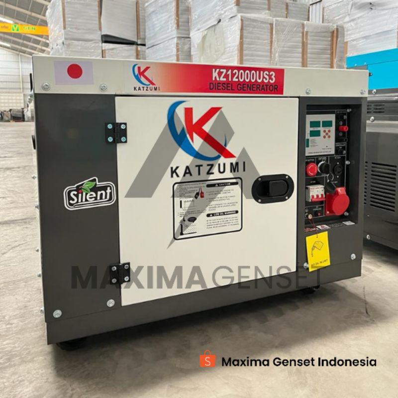 GENSET 10 KVA - KATZUMI 8000 WATT - GENSET SOLAR SILENT - GENSET PORTABLE