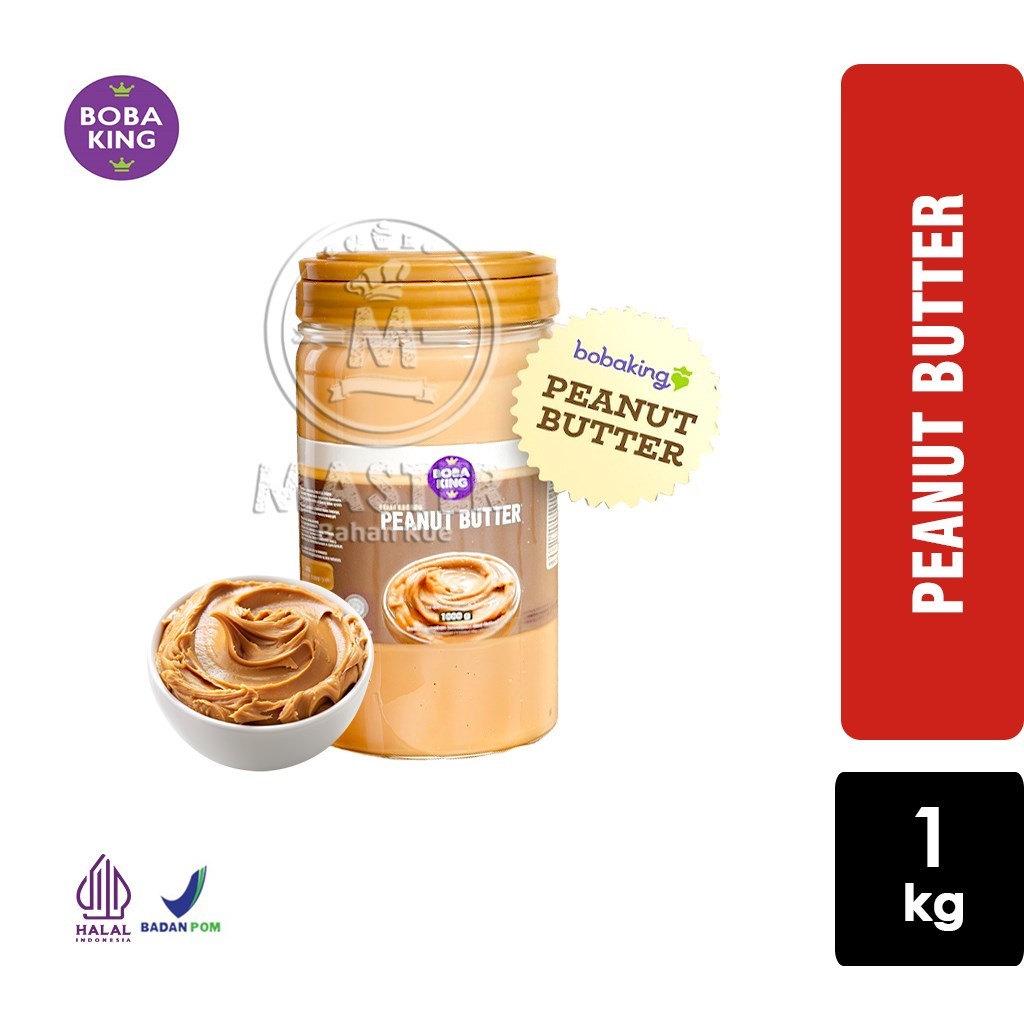 

Selai Kacang BOBAKING Peanut Butter Creamy BOBA KING [Toples 1kg]