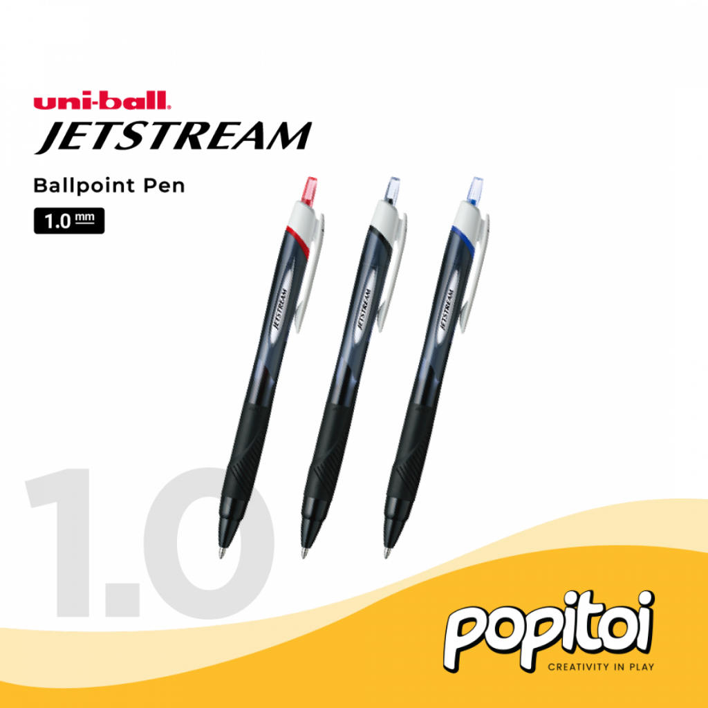 

Uni Ball JETSTREAM SXN-150-10 Ballpoint Pen 1.0 mm Pulpen Uniball Warna Warni