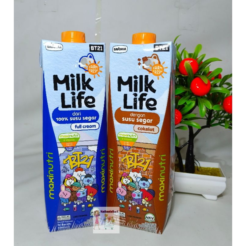 

Milk Life Susu UHT 1 Liter Cokelat Full Cream