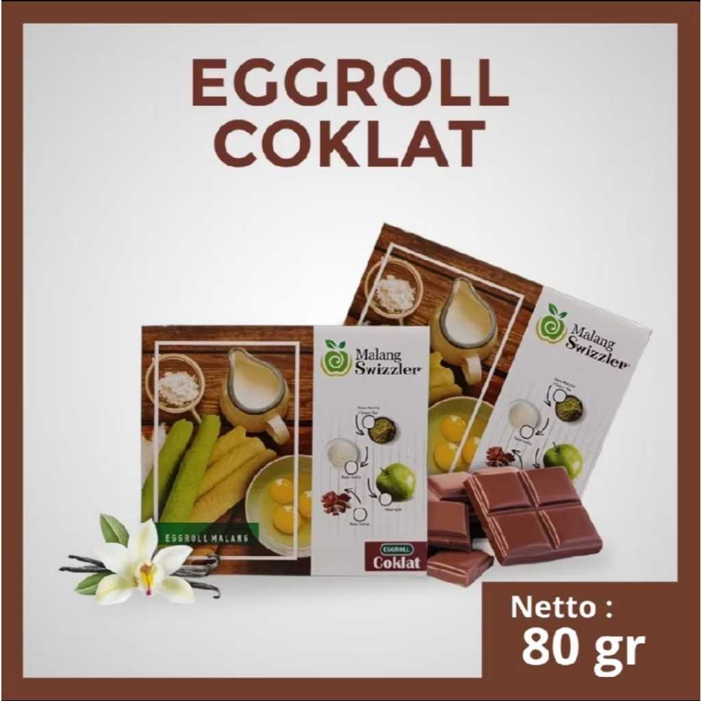 

EGG ROLL COKELAT MALANG 80 GRAM