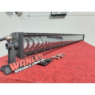 LEDBAR | LAMPU SOROT MOBIL | LAMPU SOROT  LED BAR CINCIN BLACK SERIES SINAR PUTIH KUNING HIGH LOW JE