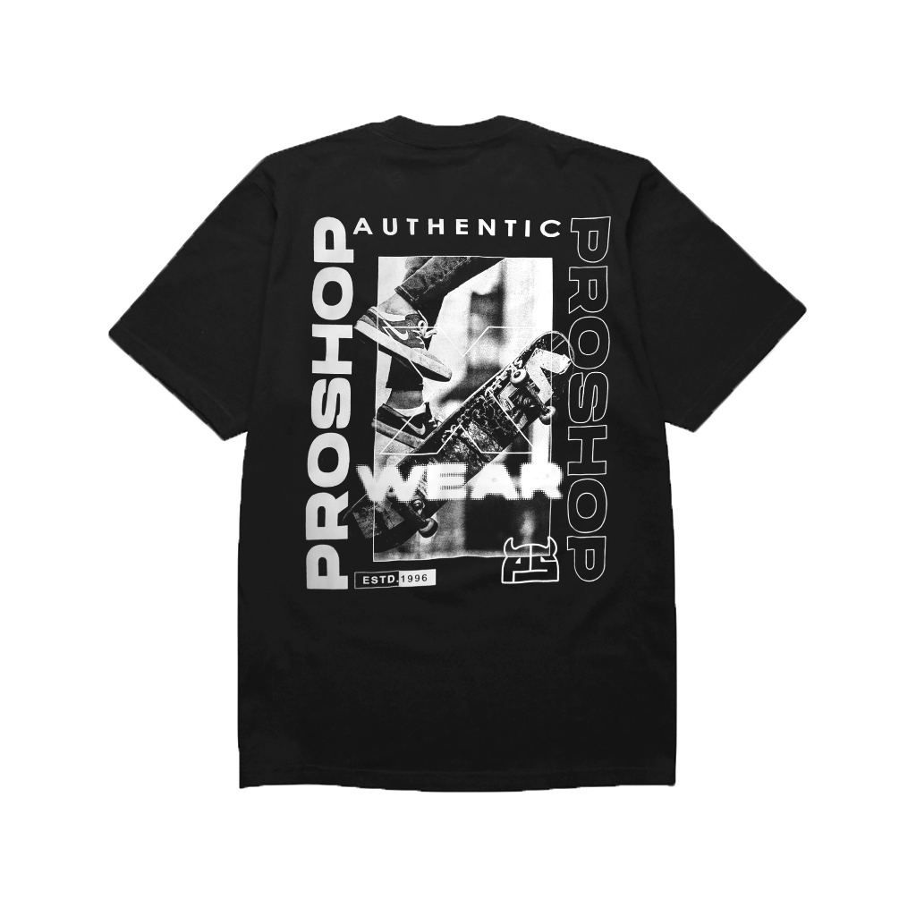 Ready Stock - Proshop | X Wear pro Tshirt | Kaos Pria Kaos Distro | Hitam | Original Tee