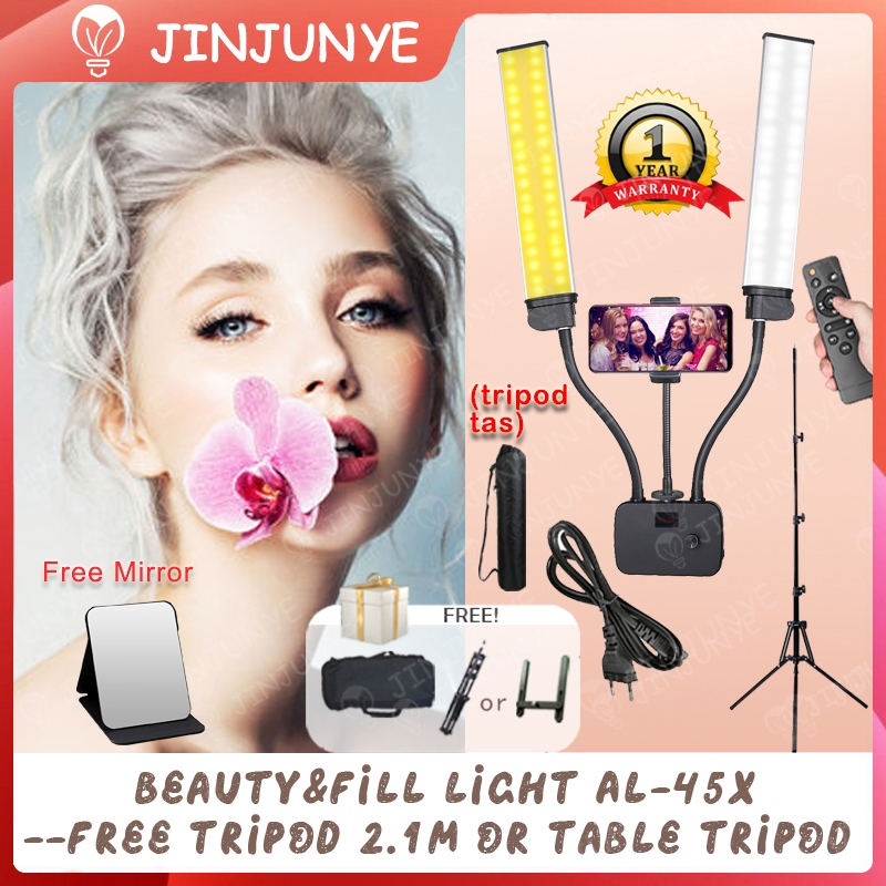 ✨Bisa COD✨Professional Glamlight Ring Light Tripod (Remote Control & Tripod tas) Lampu Make up Mua L