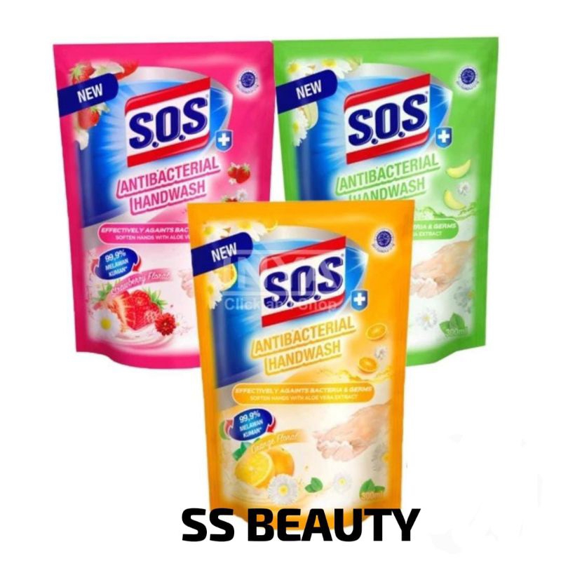 SOS Handawash Sabun Cuci Tangan Refill 300 ml
