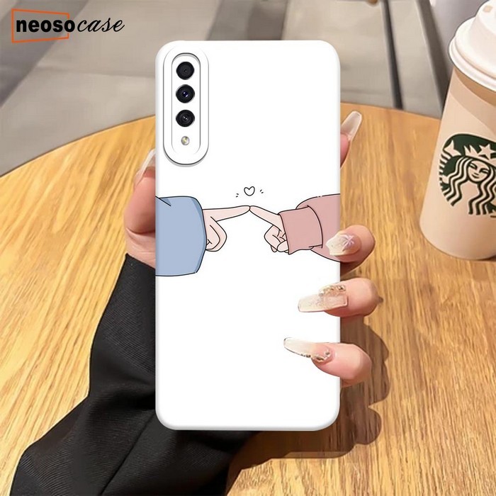 Sosftcase For Samsung A50s Motif Couple HK001 -  Casing Terbaru Kekinian - Pelindung Handphone - Sil