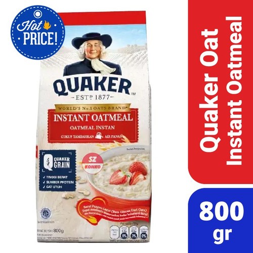 

QUAKER INSTANT 800GR MERAH
