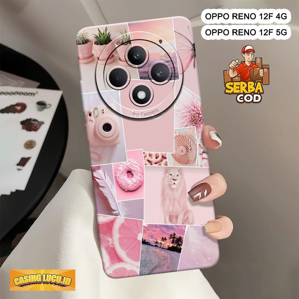 Case Oppo Reno 12F 4G / Reno 12F 5G - Fashion Case Aesthetic - Softcase Oppo Reno 12F 4G / Reno 12F 