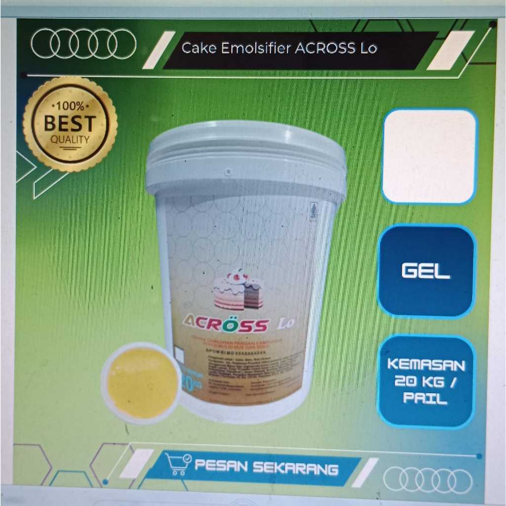 

across - lo cake emulsifier wla 100 gold lo 20 kg / pail
