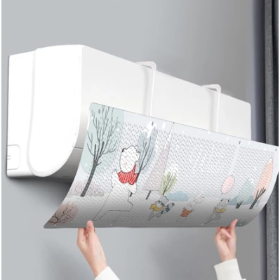 Talang Ac Motif Penahan Angin Reflektor Ac Multi Fungsi Talang Ac Akrilik Talang Ac 1/2 pk Penahan A