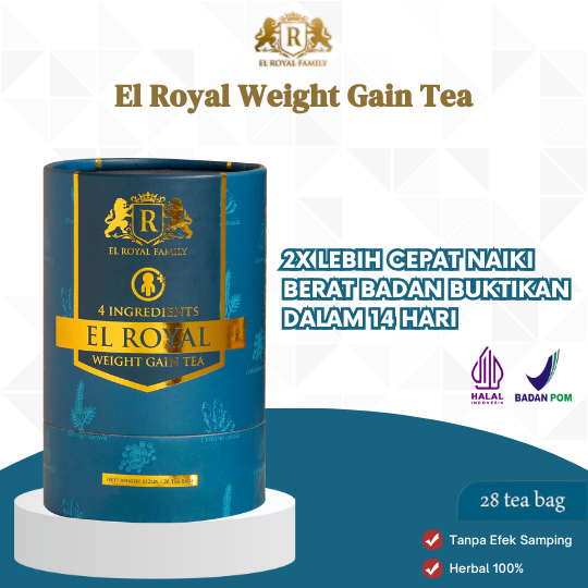 

El Royal Weight Gain Tea - Teh Herbal 100% Original yang Membantu Menambah Berat Badan