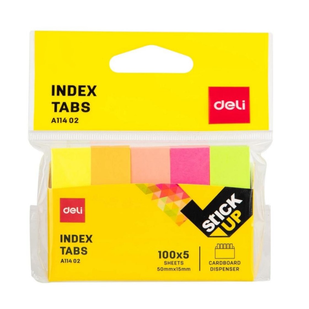 

Deli Index Tab Plastik Sign Here 100 sheets EA11402