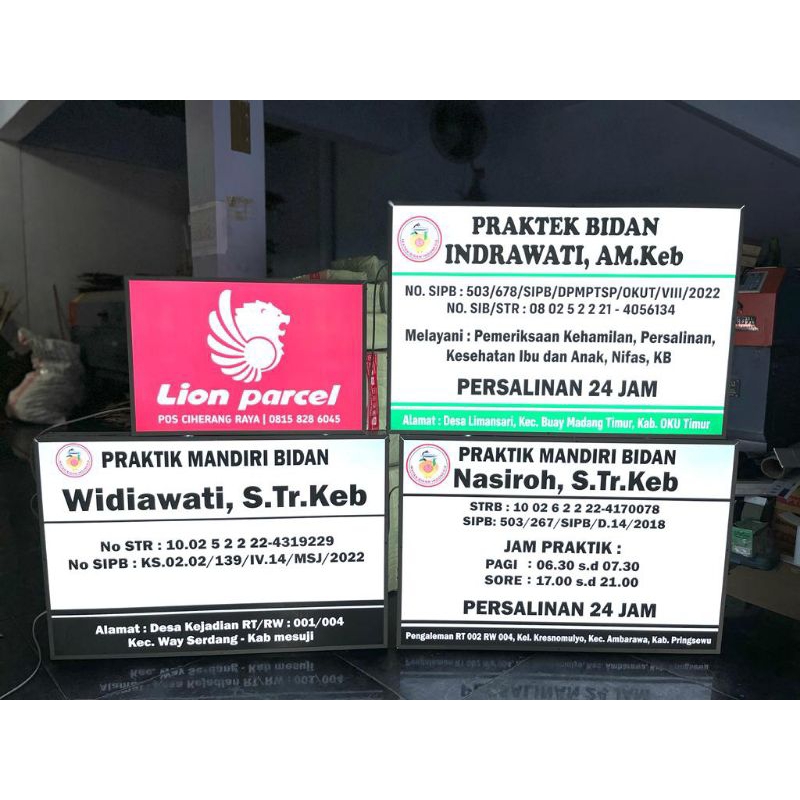 NEON BOX AKRILIK MODEL KOTAK
