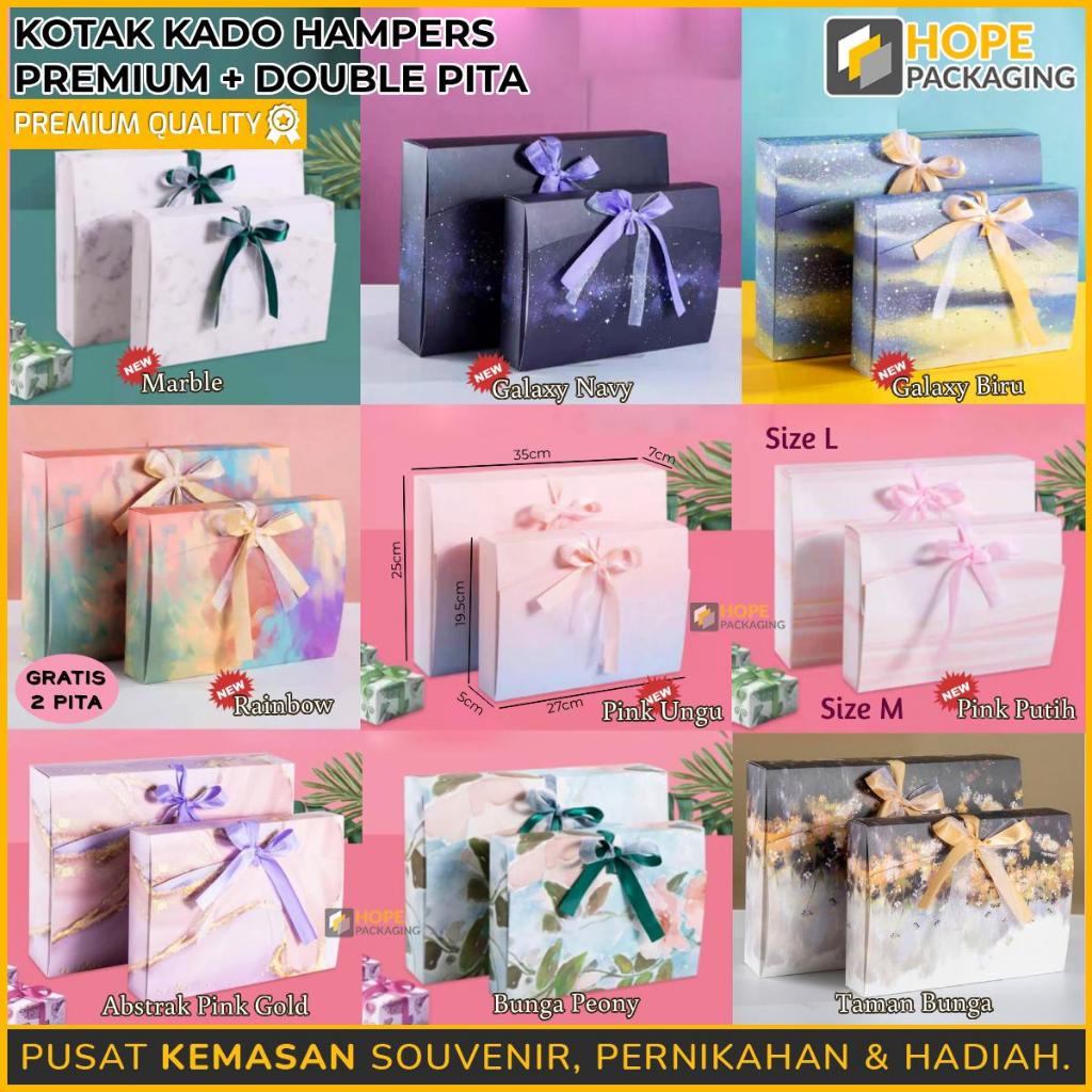 

Kotak Kado Hampers Premium + Double Pita/ Green Flower Paper Bag /Kotak Bingkisan Wedding/Kotak Hadiah Birthday/Kotak Anniversary/Kotak Hadiah Bermotif