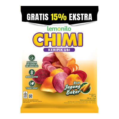 

LEMONILO CHIMI KERIPIK UBI JAGUNG BAKAR 41GRAM/KERIPIK UBI JAGUNG ENAK/CEMILAN ENAK/CEMILAN SEHAT