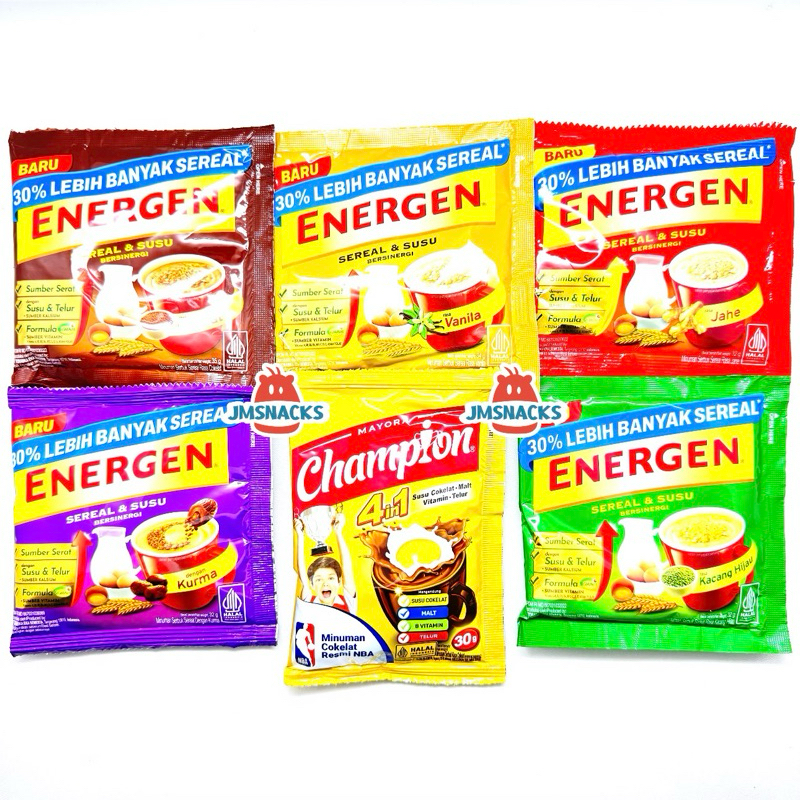 

[PROMO!!] Energen Sereal dan Susu Sarapan 1 RENCENG isi 10x35gr - sereal nikmat enak termurah mantap sehat