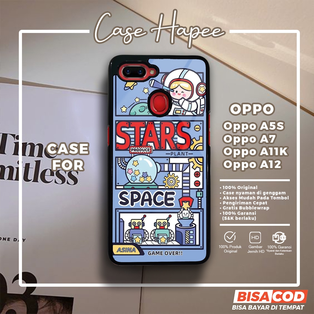 Case Oppo A5S A7 A11K A12 Casing Oppo A5S A7 A11K A12 [ASBC] Casehapee Case Glossy Case Aesthetic Cu