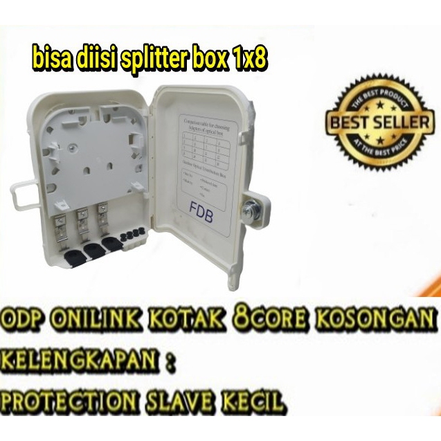ODP BOX FIBER OPTIK KOTAK 8CORE KOSONGAN - BOX ODC 8 CORE