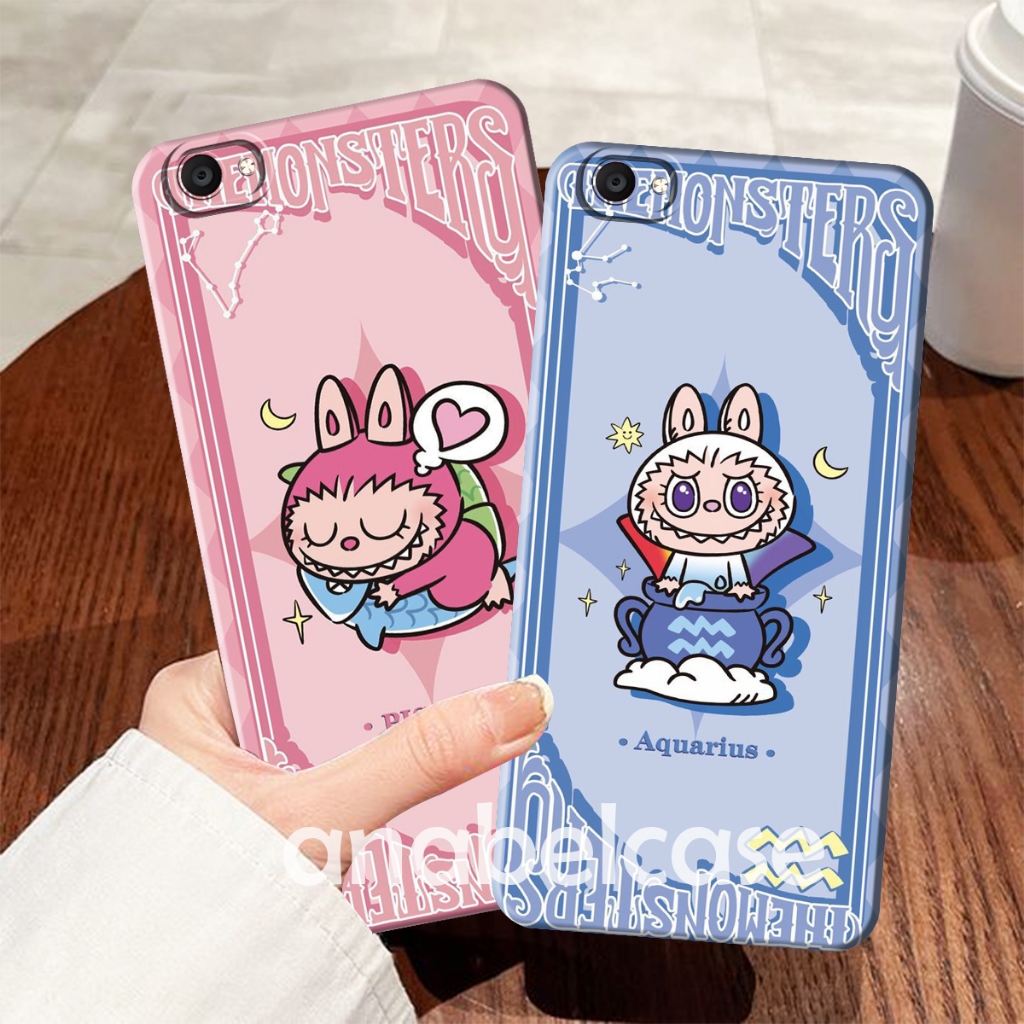 SOFTCASE Vivo v5/ V5S/ v5 +/ v5 lite/ y65/ y66/ y67/ v7/ V7+ / v9/y53 lama TERBARU Motif Labubu vira