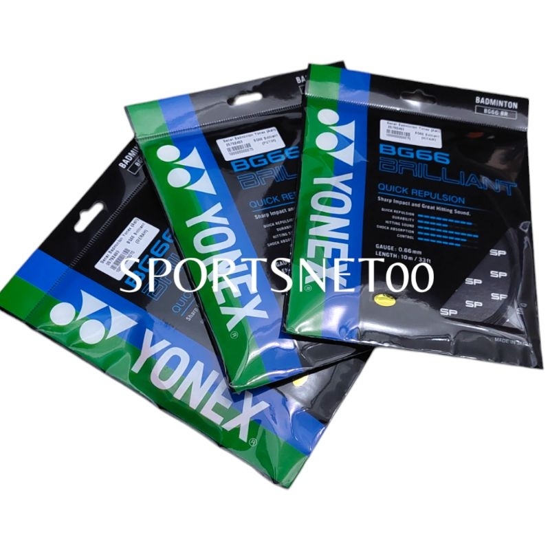 Senar badminton BG 66 / Tali Raket Yonex BG66 Brilliant Original (SP) SUNRISE PRODUCT