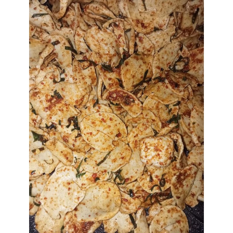 

Basreng koin pedas - original daun jeruk NgemilNagih - 1000gr