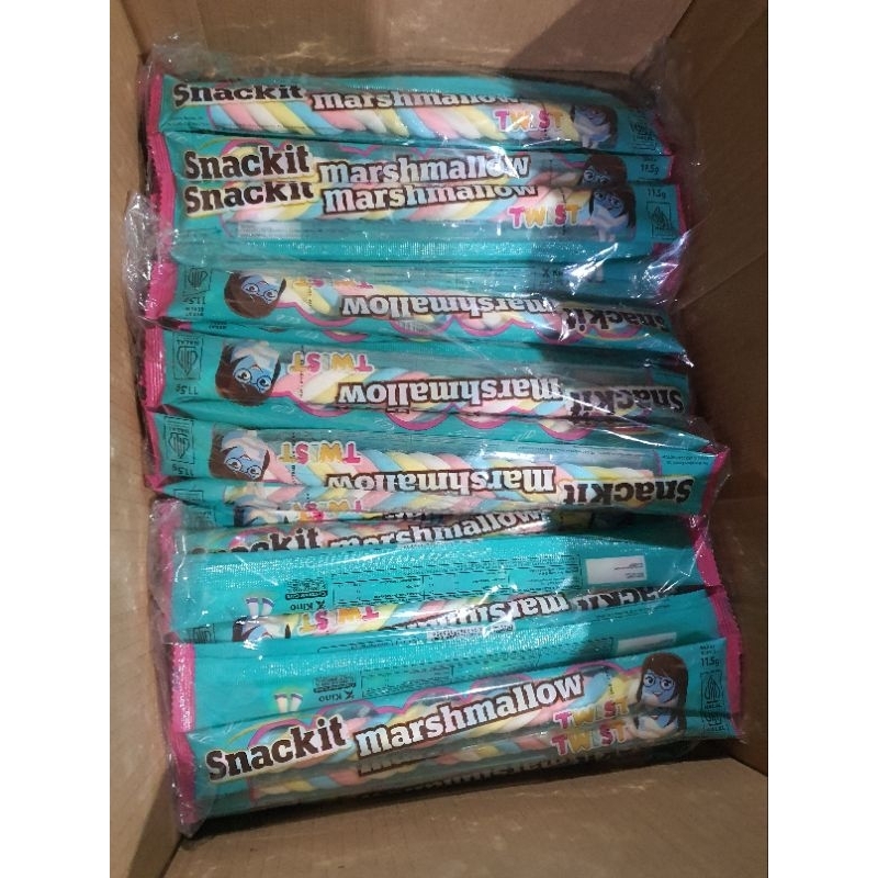 

snackit marshmallow twist 1 pack isi 10 pcs