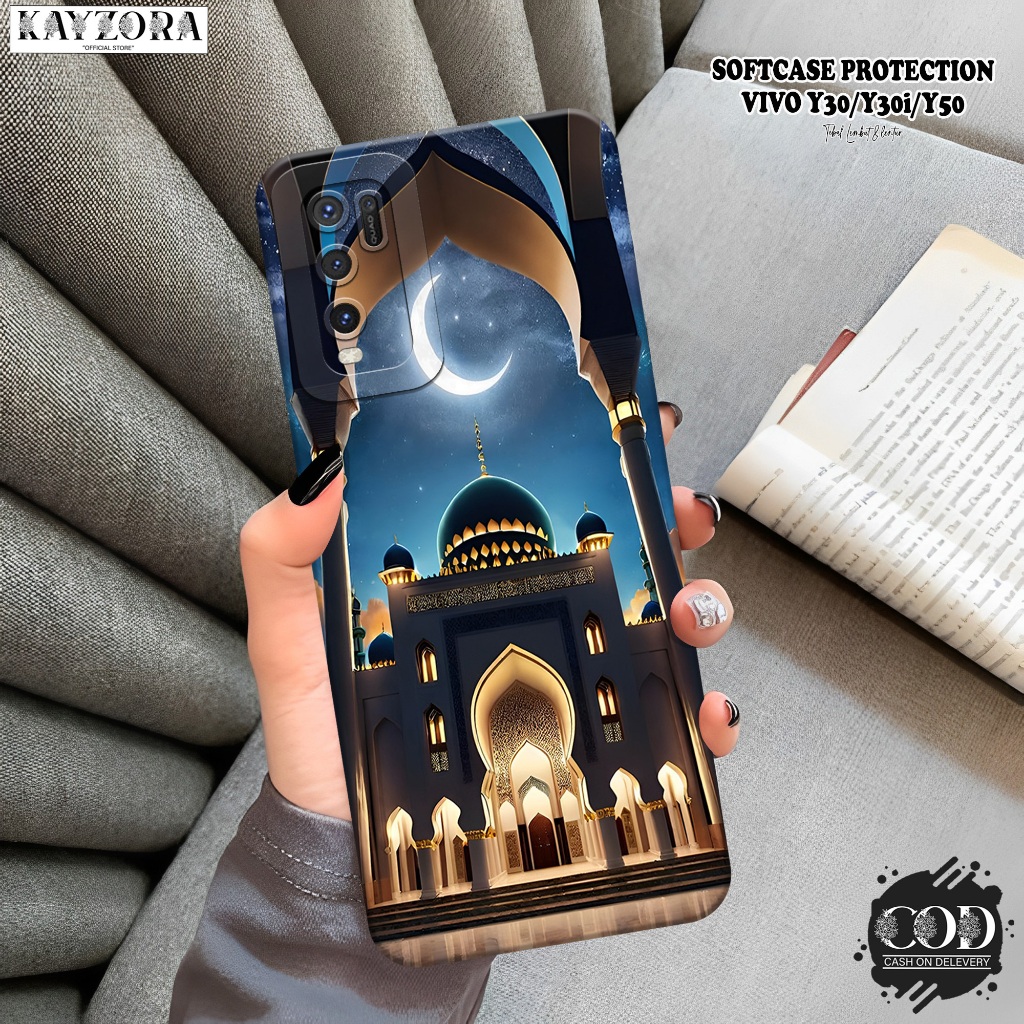 Case VIVO Y30 / Y30i / Y50 Terbaru Fashion Case Masjid Casing VIVO Y30 / Y30i / Y50 Silikon Pro Came