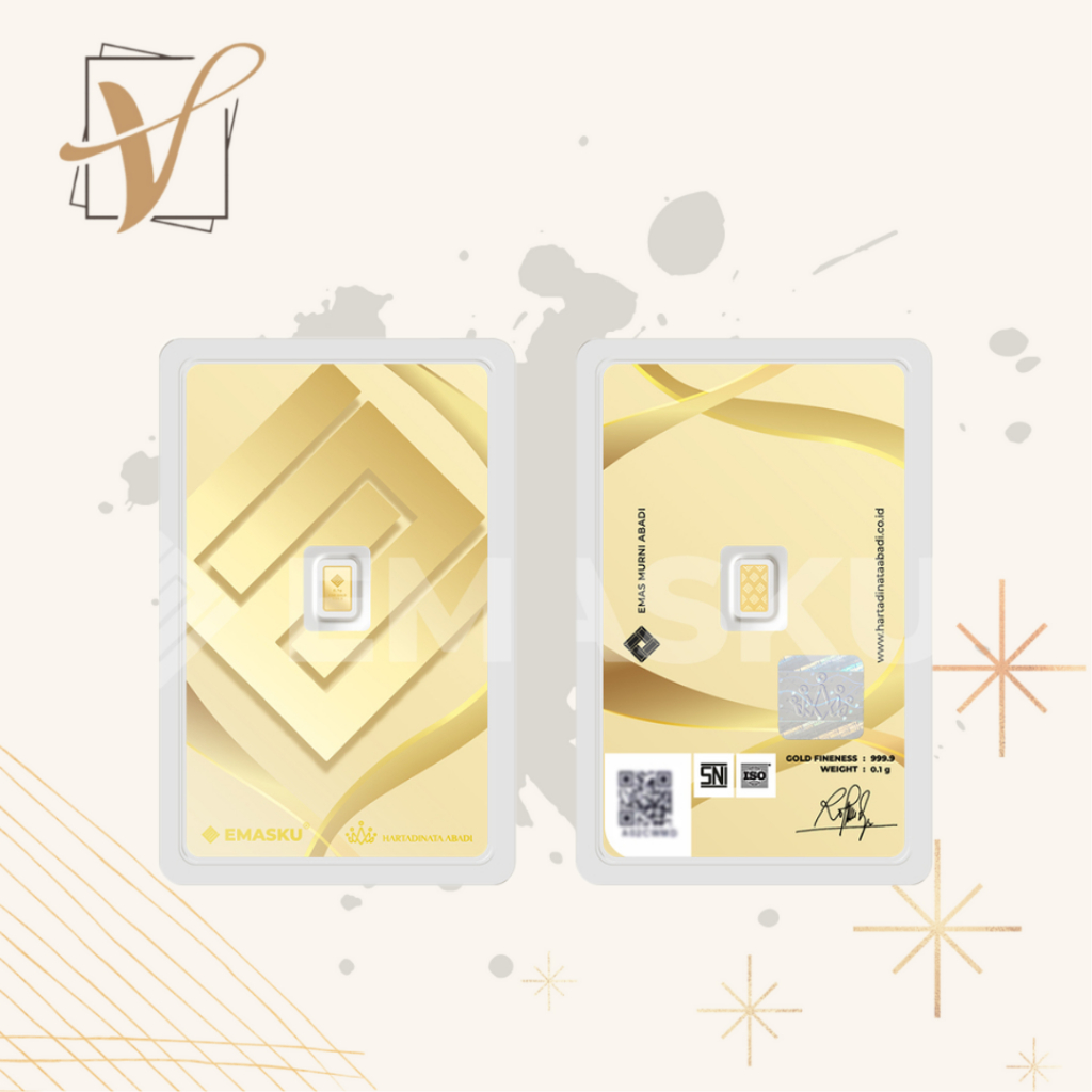 Logam Mulia Micro Gold Emasku Premium  0.1gram dan 0.25gram
