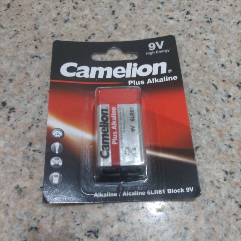 Baterai 9 Volt Camelion Plus Alkaline / Baterai Kotak 9 Volt Camelion