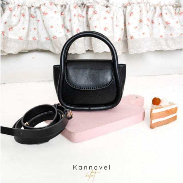KANNAVEL ECLAT - Aurelie Sling Bag / Mini Hand Bag / Tas Wanita Korean Style PU