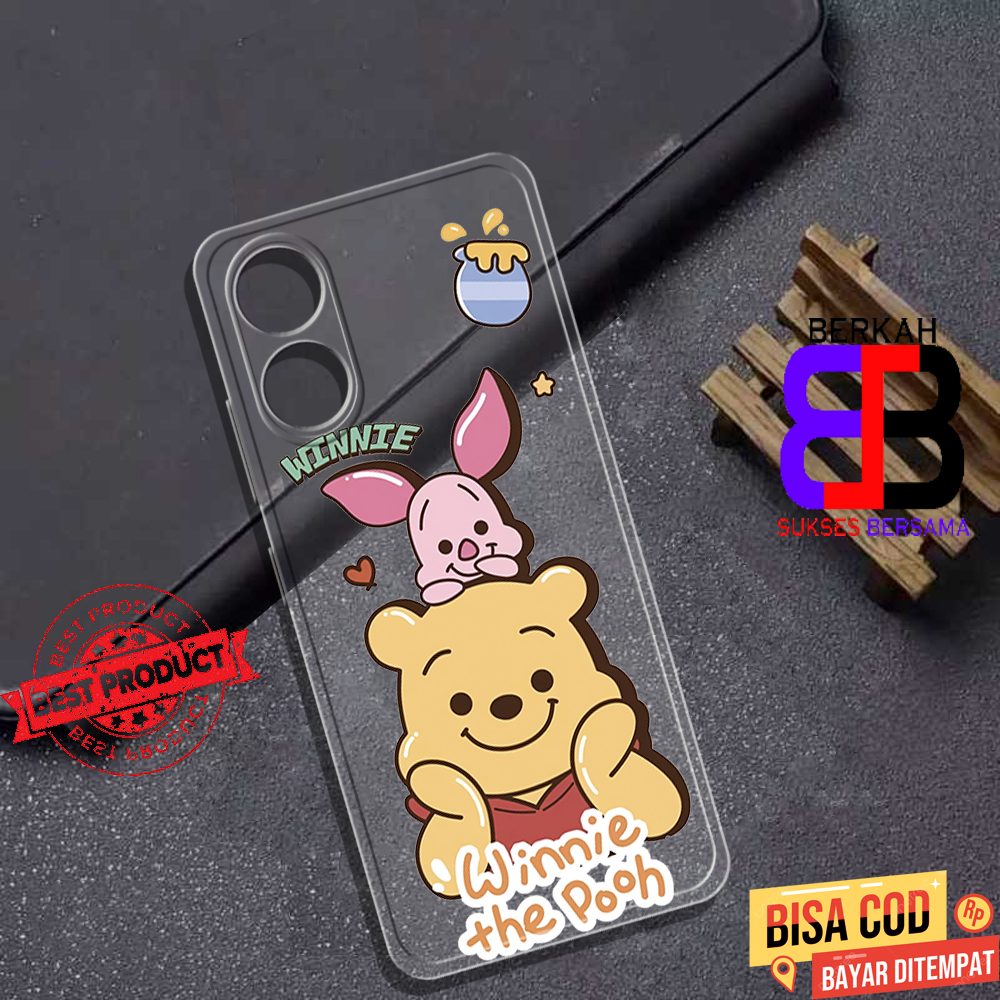 Soft Case Clear Opoo A17 - Casing Oppo A98 Terbaru Berkah Sukses [ CARTOON ] Silikon Hp Oppo A18 - C