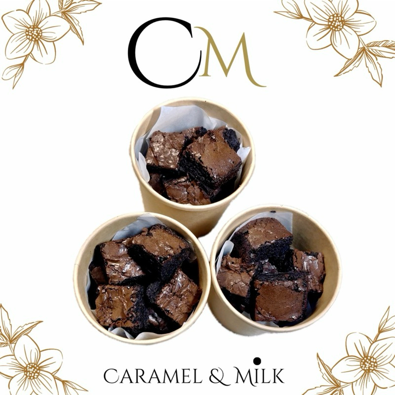 

Brownies Bites by Caramel and Milk, Fudgy Brownies Premium Jakarta