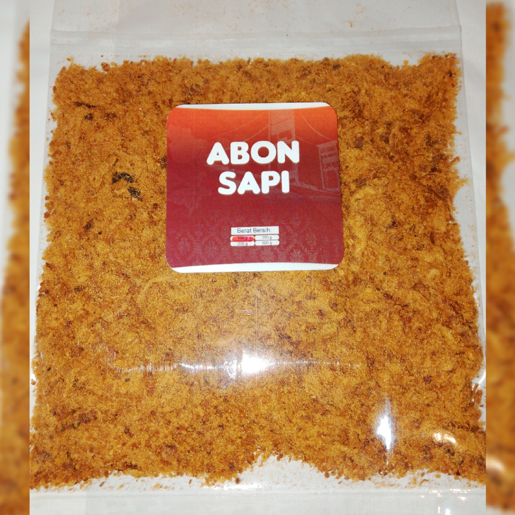 

Abon Daging SAPI Bungkus/Kemasan enak, asli daging SAPI, paling murah, SEHAT dan HALAL 100%