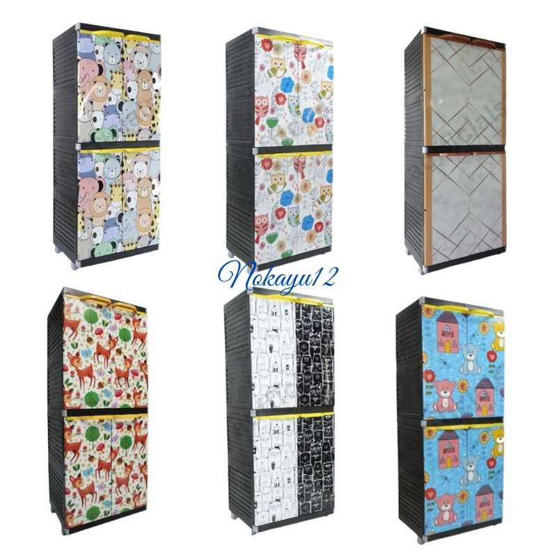 Lemari Plastik Orlando Jumbo Miami / Lemari Plastik Pakaian Jumbo