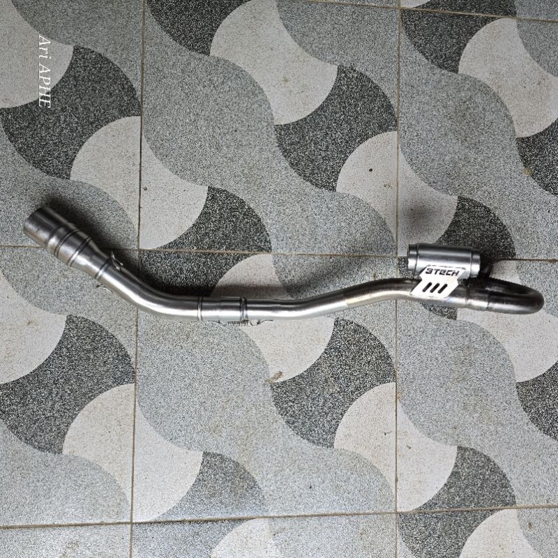 header pipa leher knalpot honda CRF 150 L original 3TECH TRIDENTE RONIN SPARTAN crf 150 l