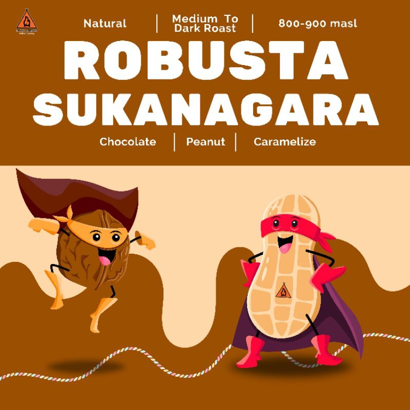 

BIJI KOPI FINE ROBUSTA SUKANAGARA NATURAL - 500GR BIVAK TERRACE COFFEE