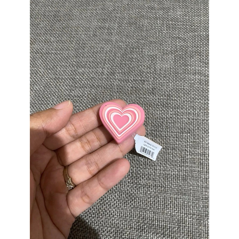 JIBBITZ LOVE LED PINK HEART CROCS ORIGINAL