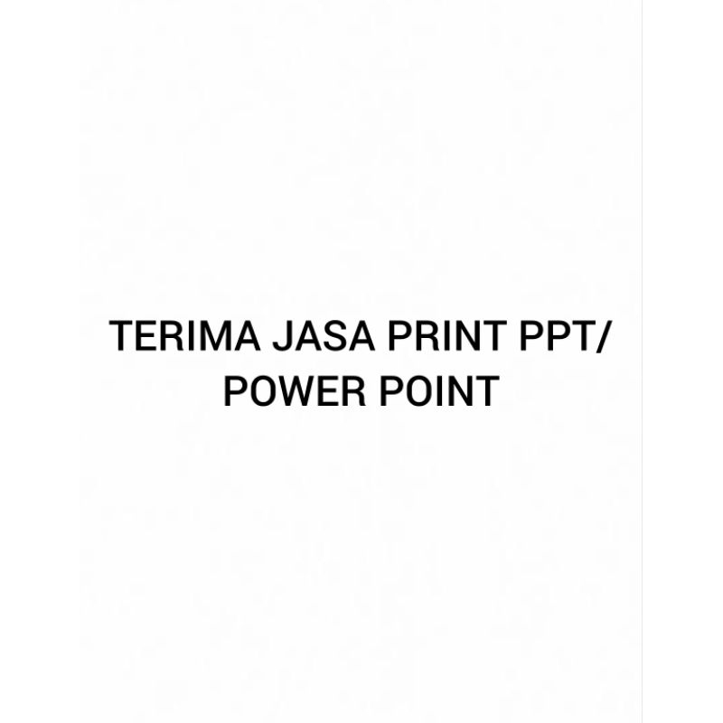 

Jasa print power point binder